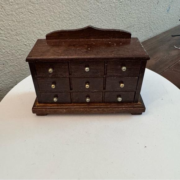Other - Vintage. Miniature dollhouse dresser brown wood